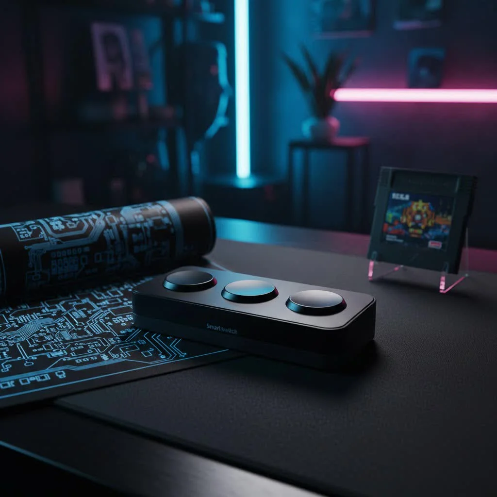 Enbrighten smart switch installed in a modern home