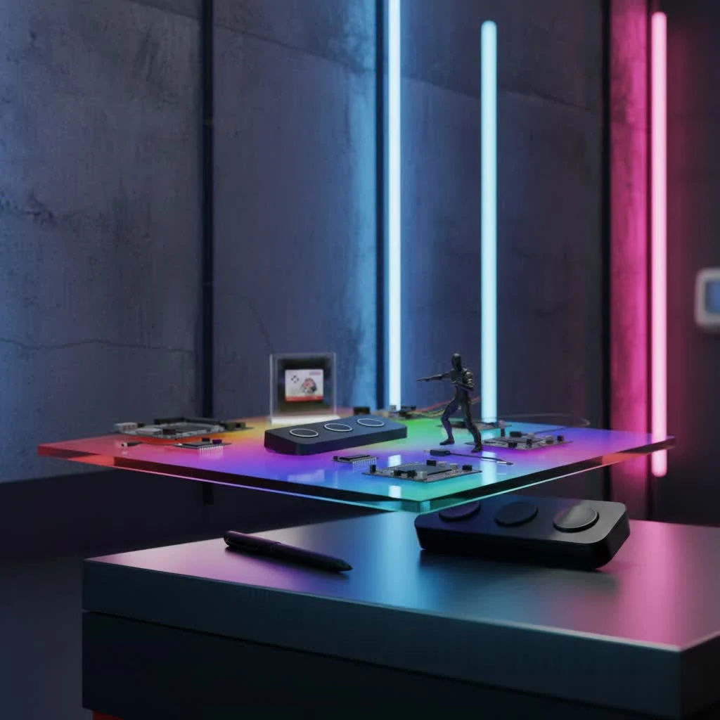 Smart light switch installed in a modern home