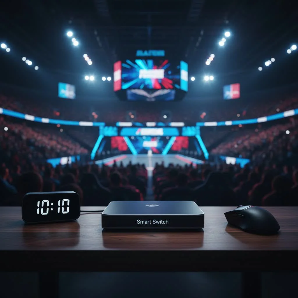 Lutron Caséta smart light switch installed in a modern home