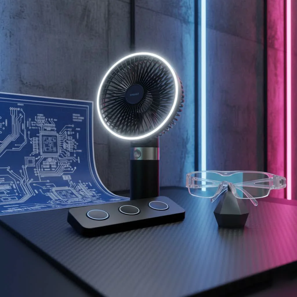 Smart home interior with TP-Link smart switch controlling lighting