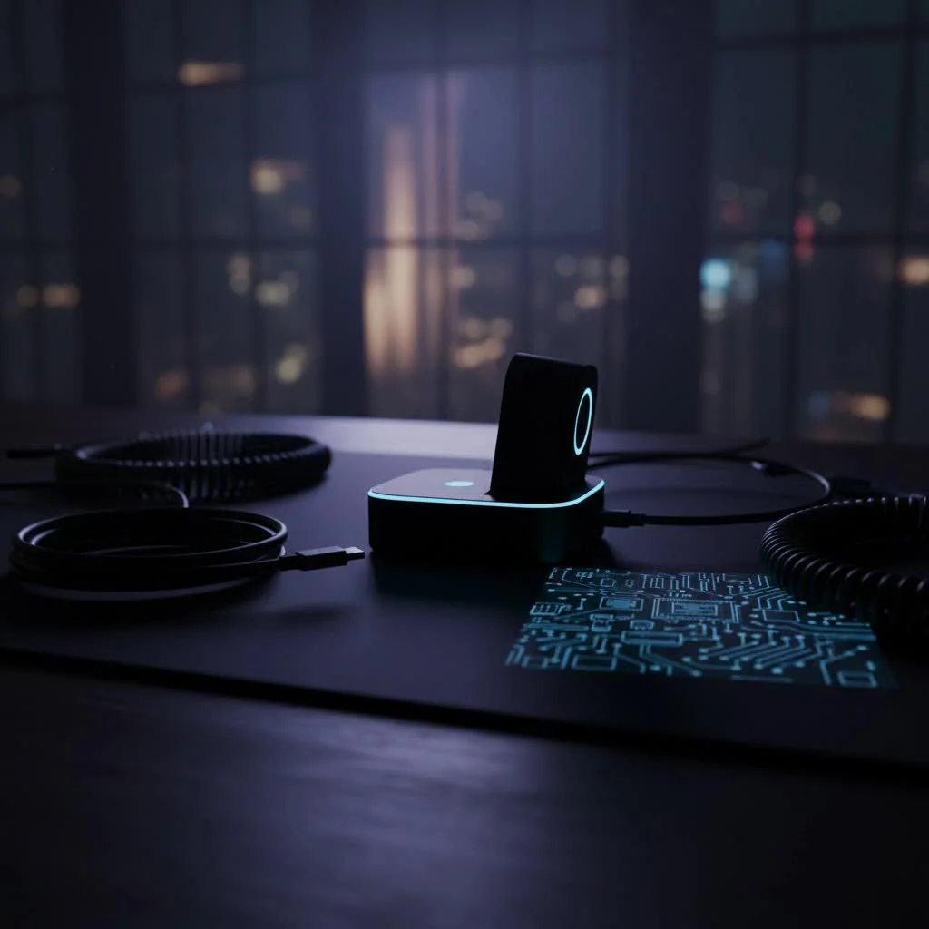 Amazon Basics smart switch installed in a modern home